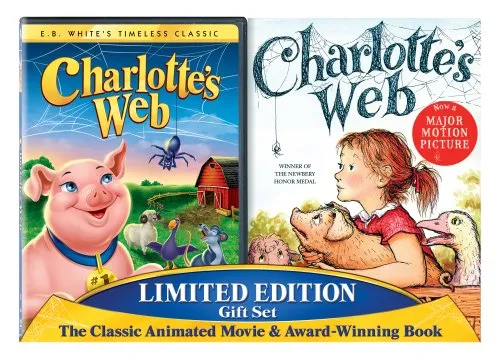 Charlotte's Web Gift Set (1973 movie   book) [DVD]