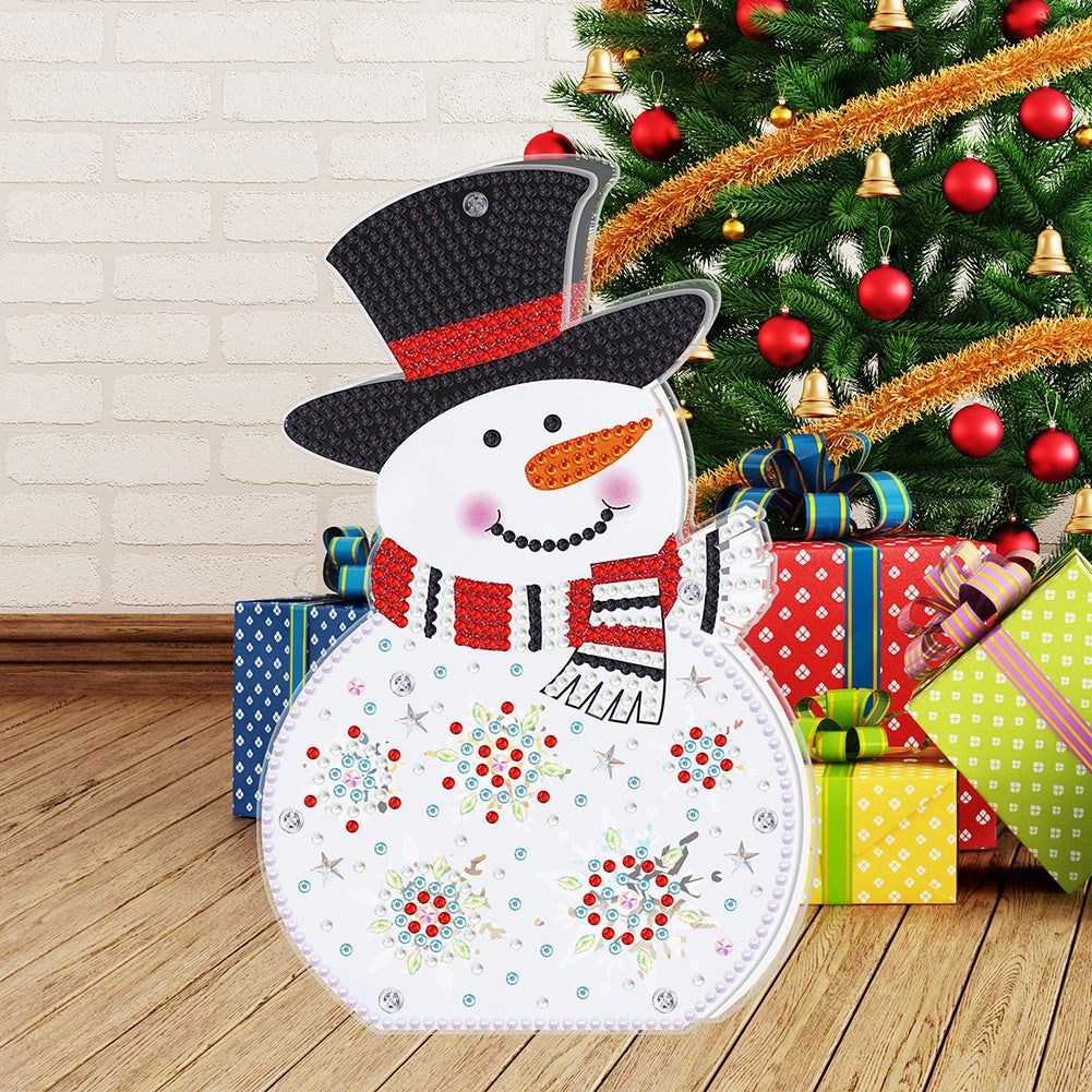 Christmas-Night Light DIY Diamond Art Lamp
