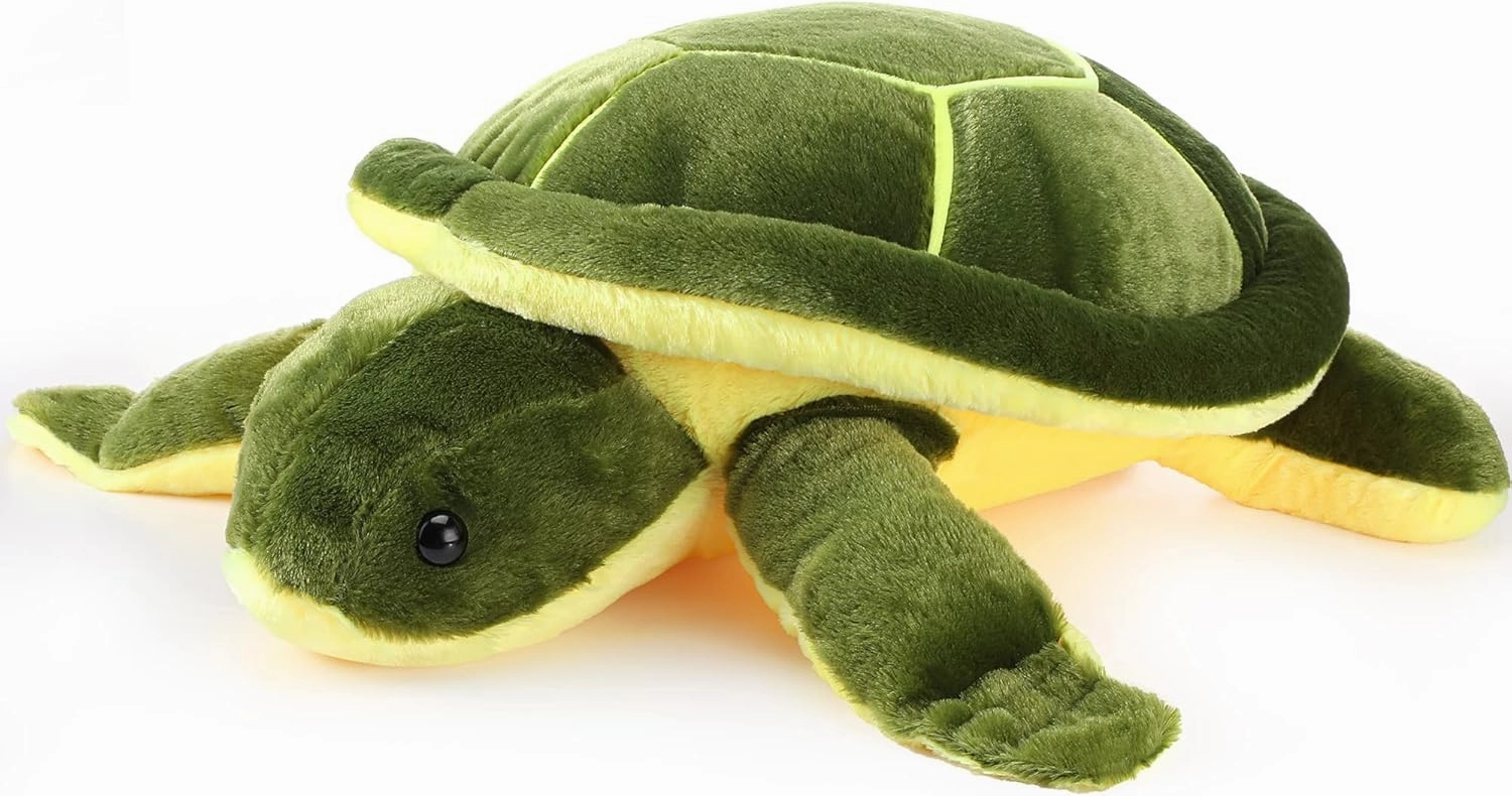 Civaner Turtle Stuffed Animals Sea Turtle Plush, Valentines Day Gifts for Kids, Plush Pillow Toys, Tortoise Toys Doll for Birthday(20 Inches)