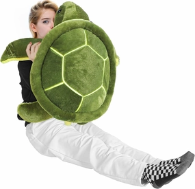 Civaner Turtle Stuffed Animals Sea Turtle Plush, Valentines Day Gifts for Kids, Plush Pillow Toys, Tortoise Toys Doll for Birthday(20 Inches)