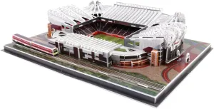 Classic Football Stadium Puzzle,3D Puzzle Soccer Club Venues,3D Paper Model Building Puzzle Kit, Soccer Stadium Souvenir Gift,Handmade Puzzle Ornaments，Cardboard Model (Old Trafford)