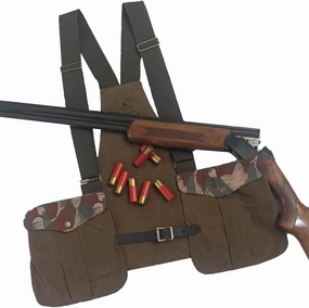 Classic Hatari Hunter Orange Upland Safari Waxed Cotton Tin Cloth Game Hunting Vest