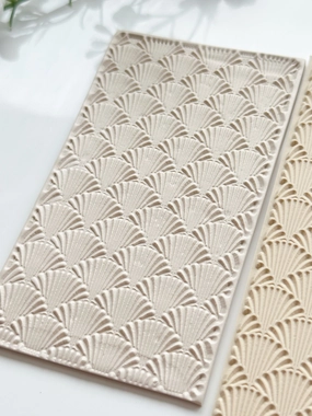 Classic Scallop Texture Mat