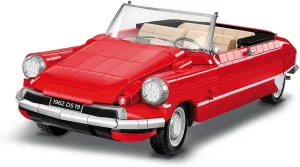 COBI Cars 1:12 Scale 1962 Citroën DS 19 Decapotable Executive Edition, Red
