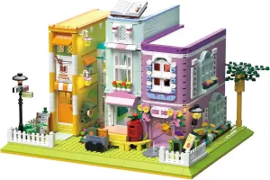 Coffee Bookstore Lighting Building-Bricks Set, Multifunctional Café Library LED Construction Set,DIY Christmas Holiday House,Gift for Boys,Girls and Adults(1699 Pcs)