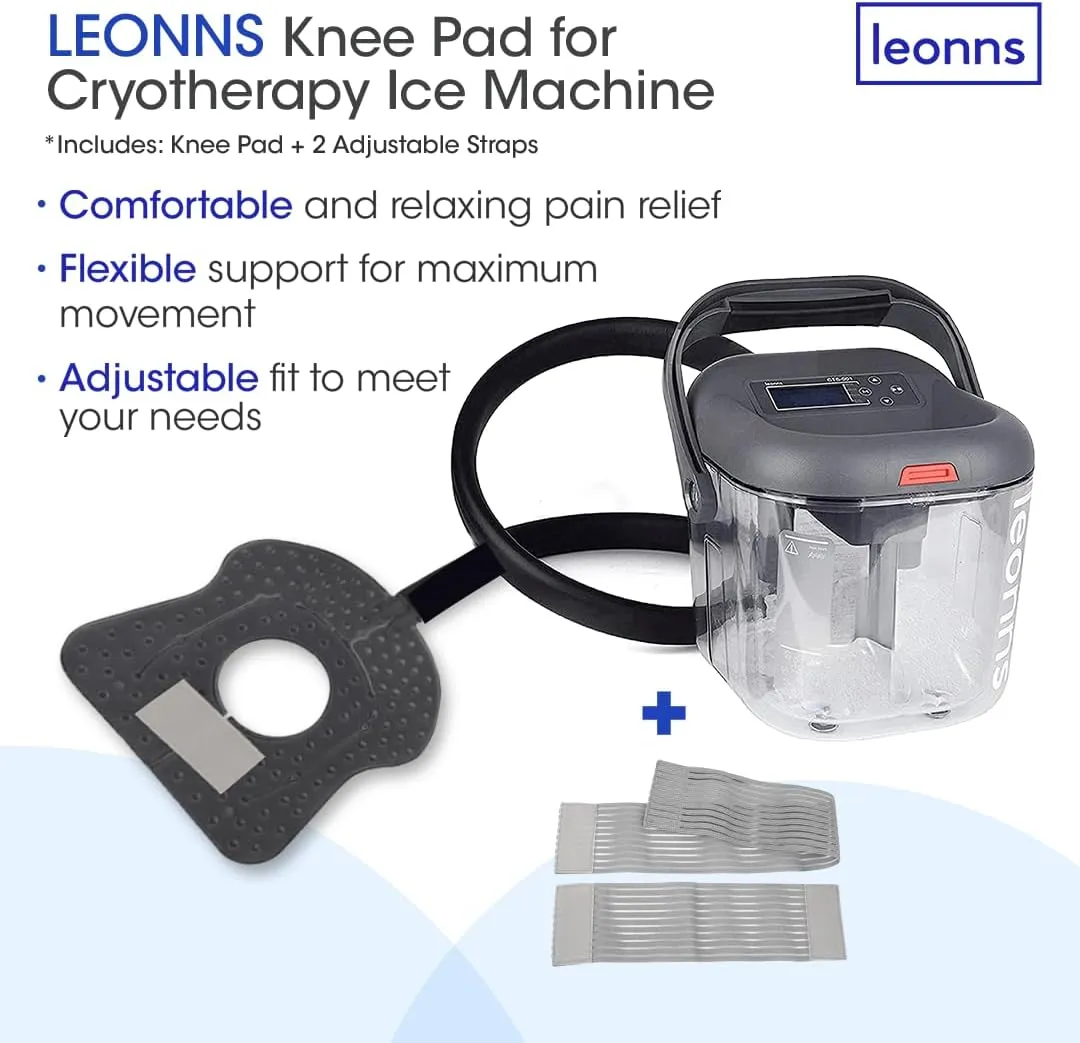 Cold Therapy Machine with Programmable Timer - Knee Recovery Ice Machine with Knee Compression Pad - Cryotherapy Machine and Knee Pad Included for Post-Surgery
