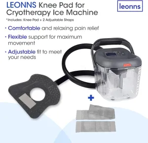 Cold Therapy Machine with Programmable Timer - Knee Recovery Ice Machine with Knee Compression Pad - Cryotherapy Machine and Knee Pad Included for Post-Surgery
