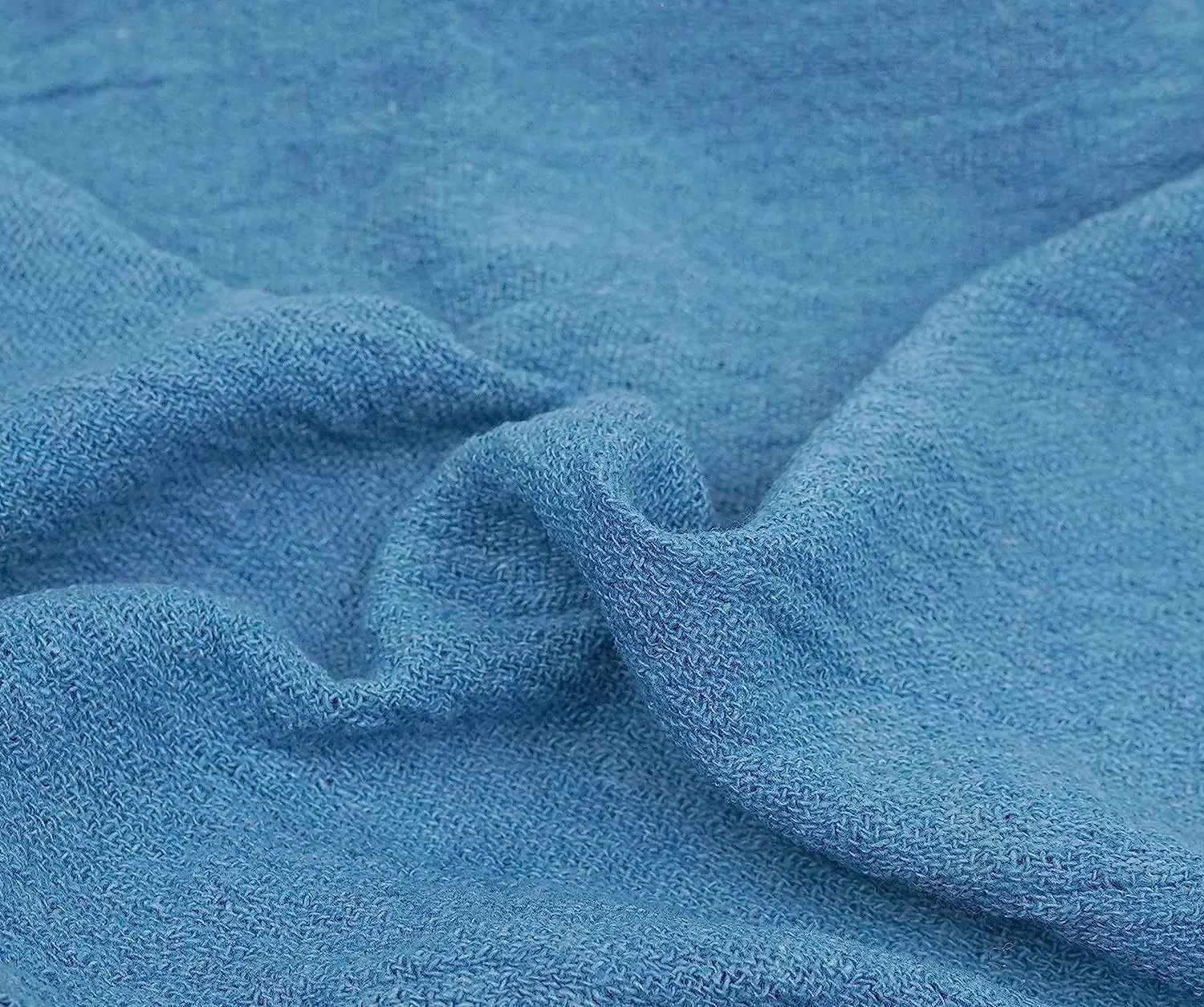 Cotton Shop Towels Blue – (Pack of 150) Size 14x14 Inches Cleaning Rags – Absorbent Shop Rags and Multipurpose Cleaning Towels for Automobiles, Industries, Garage and Homes