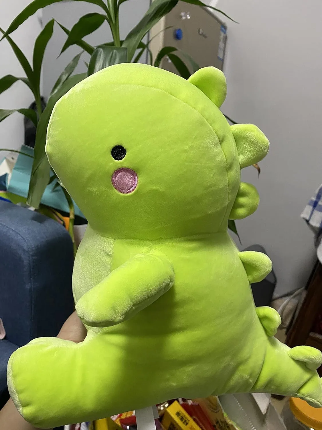 Cute Dinosaur Plush Toys, Fat Dinosaur Stuffed Animals Toys Dolls, Soft Plush Stuffed Animal Dino Plushie, Birthday Gifts for Kids Girls Boys Green 20 inch