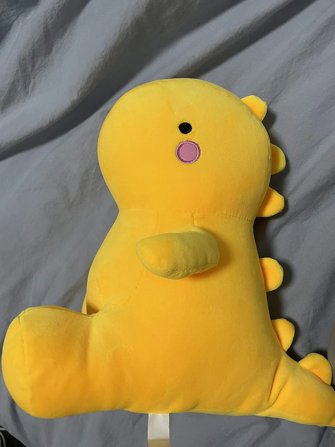 Cute Dinosaur Plush Toys, Fat Dinosaur Stuffed Animals Toys Dolls, Soft Plush Stuffed Animal Dino Plushie, Birthday Gifts for Kids Girls Boys Yellow 20 inch