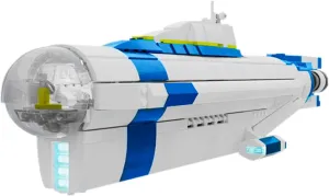Cyclops Submarine Model 1552 Pieces with Display Stand Building Toys MOC Build for Age 18 