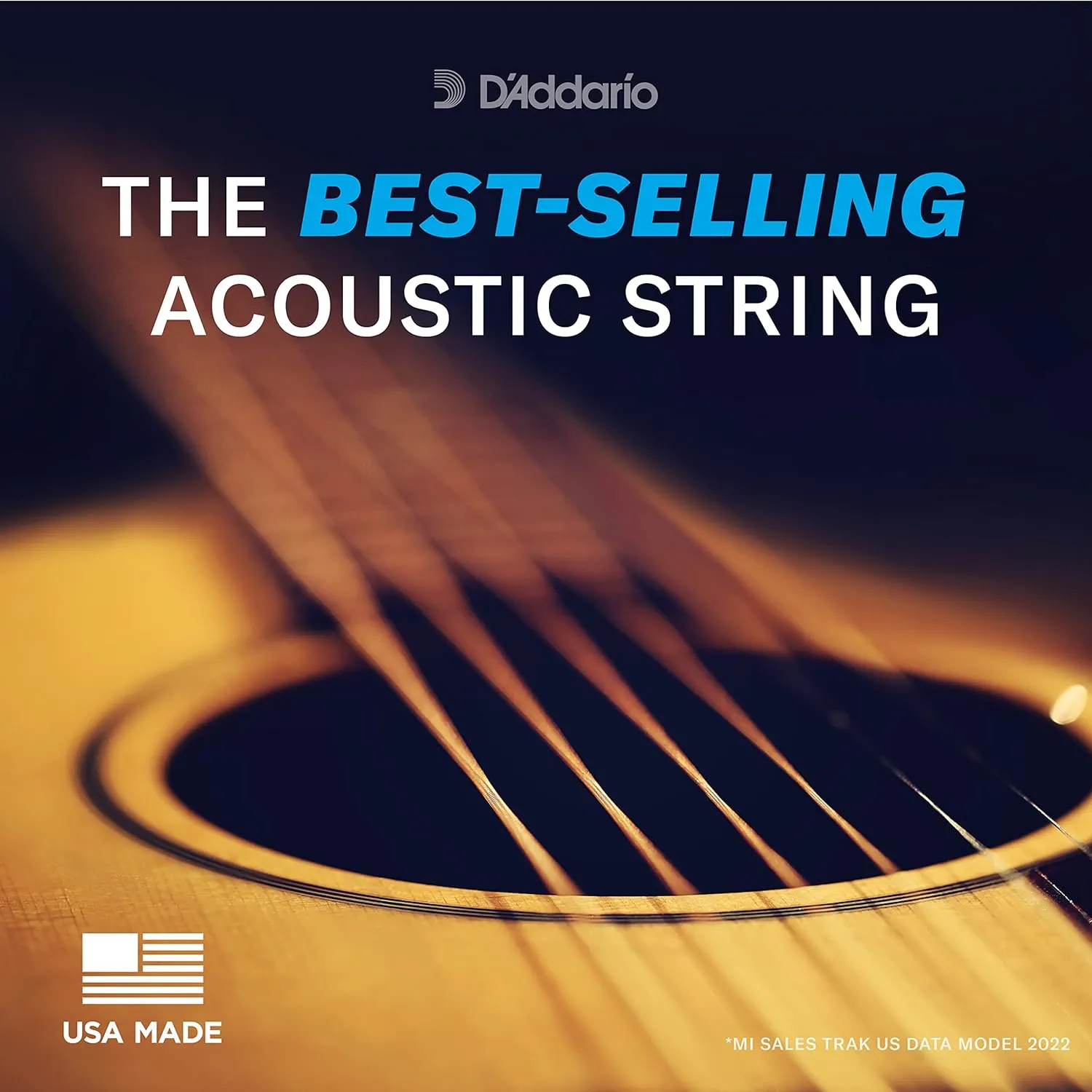 D'Addario Guitar Strings - Phosphor Bronze Acoustic Guitar Strings - EJ38 - Rich, Full Tonal Spectrum - For 12 String Guitars - 10-47 Light 12-String