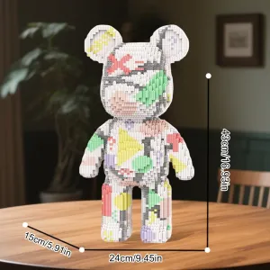 DAHONPA Colorful Symbol Bear Micro Building Blocks for Adults (6000 PCS), Creative Home & Office Decor, Gift for Adults and Kids