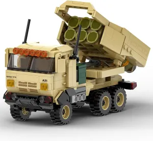 DAHONPA M142 HIMARS Vehicle Military Series Building Bricks Set (443 Pcs) Tank Build Blocks Toy, Gift for Adult