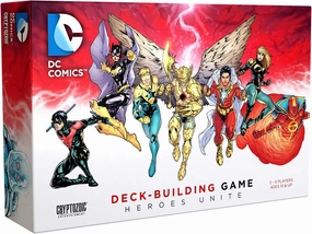 DC Deck-Building Game: Heroes Unite- Play as Hawkman, Nightwing,and Bat Girl from the DC Multiverse- Super Hero Board Game- For 2 to 5 Players - Ages 15 