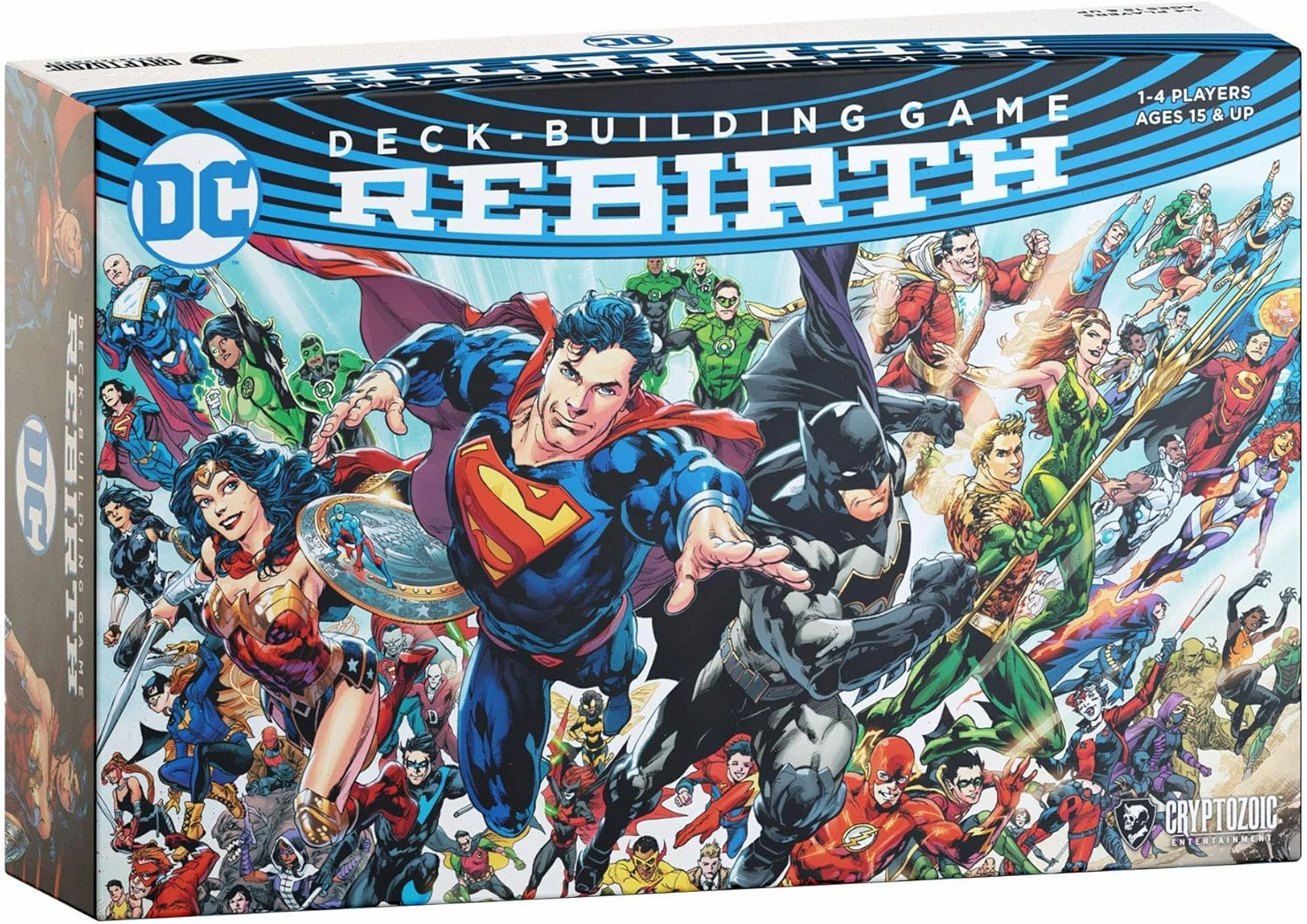 DC Deck Building Game: Rebirth - Multiple Campaign Scenarious with Unique Gameplay and Cards - Features Iconic DC Universe Location - Compatible with Other DC Deck-Building Game Series