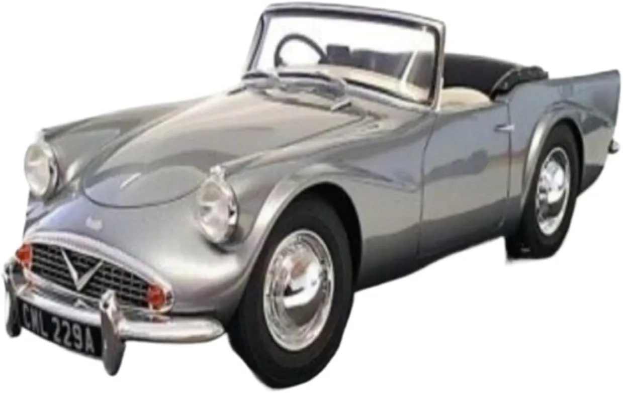 Die Cast Vehicle 1/18 for Jaguar Daimler SP250 Dart Gray Roadster Model Diecast Alloy Car Model Classic Antique Car Models Mini Cars Replica