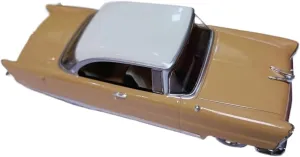 Die Cast Vehicle 1/43 for Lincoln Premiere Coupe 1956 Yellow Alloy Pops Sports Car Model Diecast Alloy Car Model Collectible Mini Cars Replica