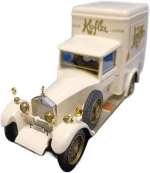 Die Cast Vehicle 1/43 for Rolls Royce 20 Van 1928 Transport Van Model Diecast Alloy Car Model Display Stand Car Model Mini Cars Replica