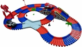 DIY Creative Tracks Building Toy Set for Kids 3  Years with Rolling Cars