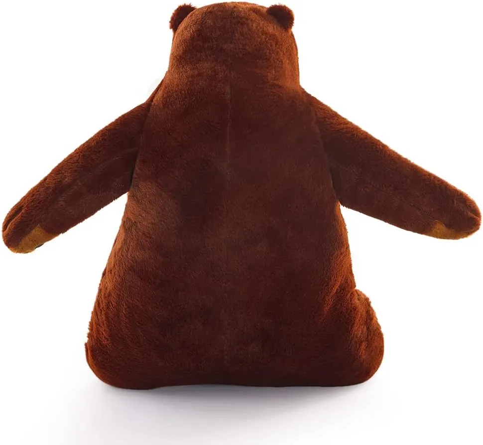 Djungelskog Bear 31.5 inch Giant Simulation Bear Toy Stuffed Animal Plush Doll Huge Cuddly Brown Teddy Bear for Home Decoration Valentine's Birthday Gift, 80 cm