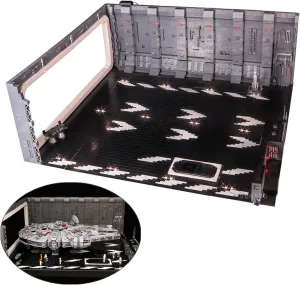 Docking Bay 327 Hanger with LED Lighting Kit 7857 Pieces Building Set MOC Build for Age 18 