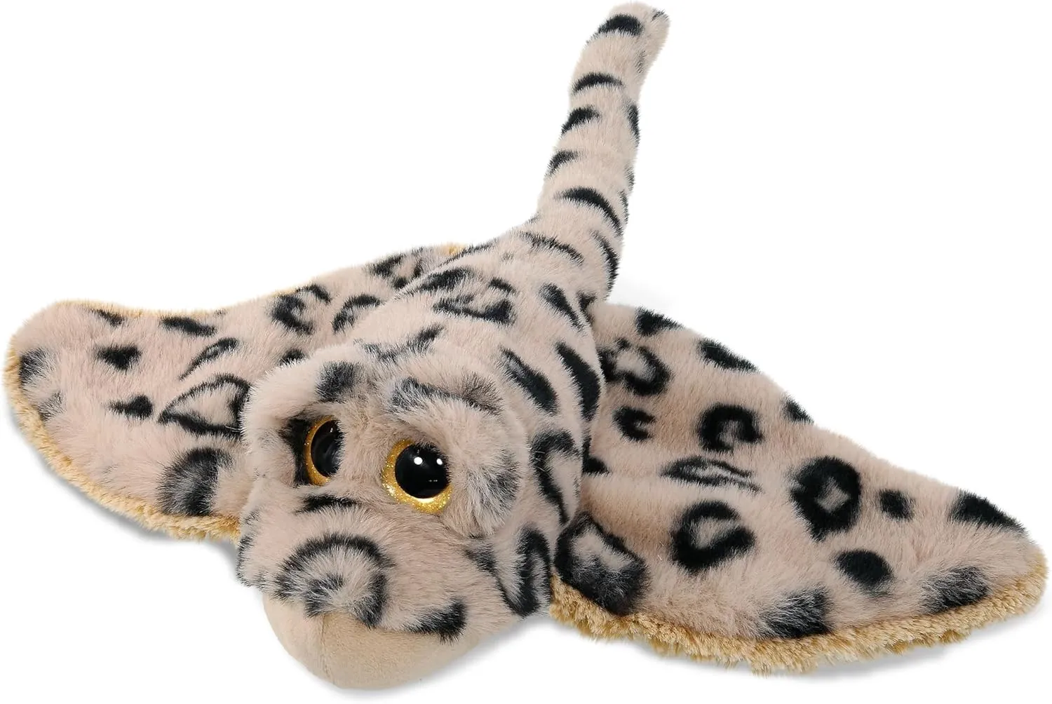 DolliBu Golden Stingray Super Soft Stuffed Animal, Cute Realistic Stuffed Animals for Girls, Boys, Adults Animal Gifts, Kids Nursery Decor for Newborn, Cuddly Soft Baby Plush Toys - 15 Inches