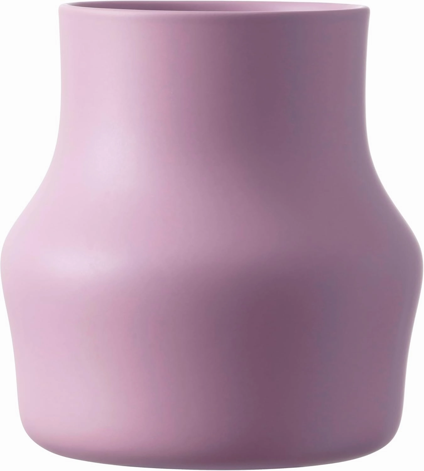 Dorotea Vase 7" x 7.6" - Luscious Lilac Purple Ceramic Decor Accent - Elegant Design for Flowers, Plants, or Standalone Display - Infuse Your Space with Graceful Charm and Modern Style
