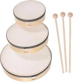 Drum Set for Toddlers 6-piece Kids Percussion Drum Set Sticks Music Toy