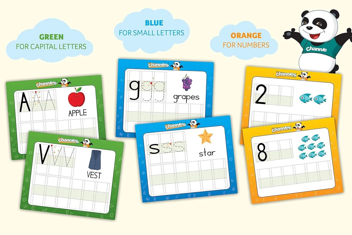 Dry Erase Number & Alphabet Flashcards for Kids Ages 3-5, 10 Numbers & 26 Visual ABC Flash Cards, Homeschool Learning Supplies, Summer School & After School Teaching Supplies for Handwriting Practice