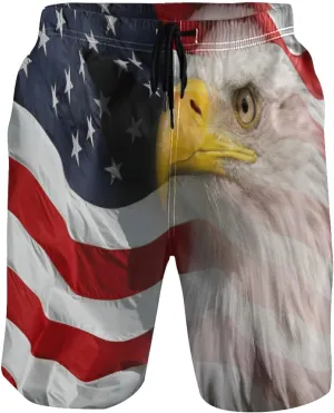 Dussdil Men's Swim Trunks Board Shorts Mens Swim Trunk Quick Dry Swimwear Beach Pants with Mesh Lining