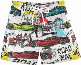 Dussdil Boy's Boys Swim Trunks Kid's Toddler Swim Board Shorts Beach Swimwear Swimsuit Bathing Suits