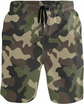 Dussdil Men's Swim Trunks Board Shorts Mens Swim Trunk Quick Dry Swimwear Beach Pants with Mesh Lining