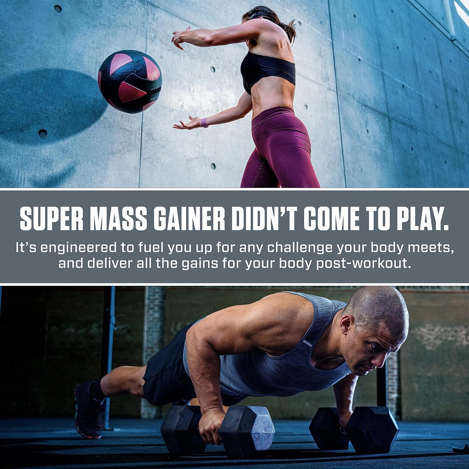 Dymatize Super Mass Gainer Protein Powder, Gourmet Vanilla, 52g Protein, 1g Creatine, 1280 Calories, 10.7g BCAAs, 245g Carbs, Contains Whey Protein Powder, Isolate, and Casein, Total 8 Servings