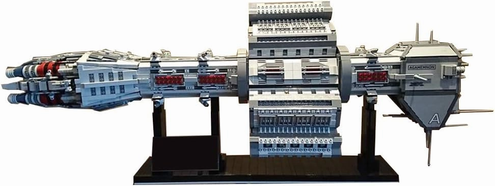 EAS Agamemnon Ship Omega Class Destroyer 4739 Pieces Building Toys MOC Build for Age 18 