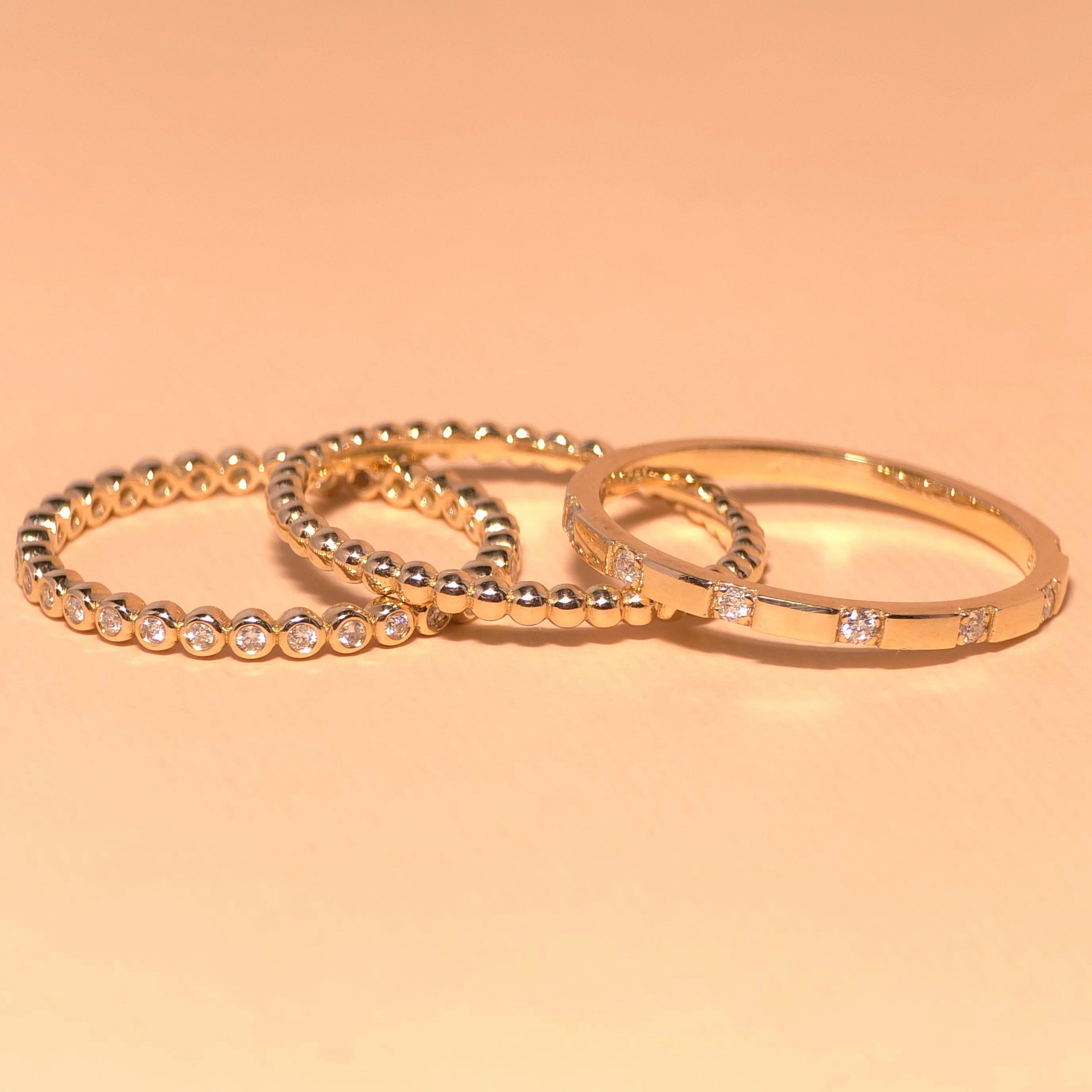 Ellen Ball Beaded Ring