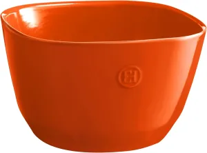 Emile Henry Large Ceramic Salad Bowl, 5.5L, Tuscan Orange