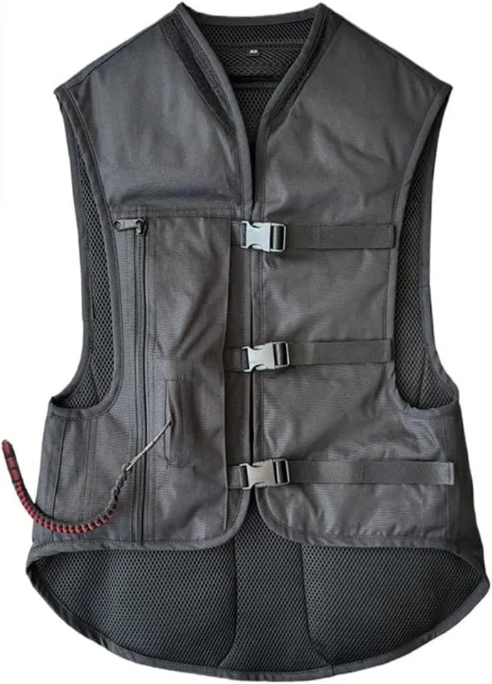 Equestrian Airbag Vest Horse Riding Body Airbag Jackets Adjustable ，Unisex, Motorcycle