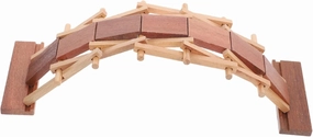 ERINGOGO Arch Bridge Model Toy Educational Assembly Kit for Boys and Girls Develops Fine Motor Skills and Creativity for Home Decoration and Hands Learning Activities
