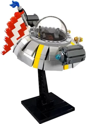 Fictional Ship/Space Cruiser Model 554 Pieces from Comedy Animation MOC Build for Age 18 