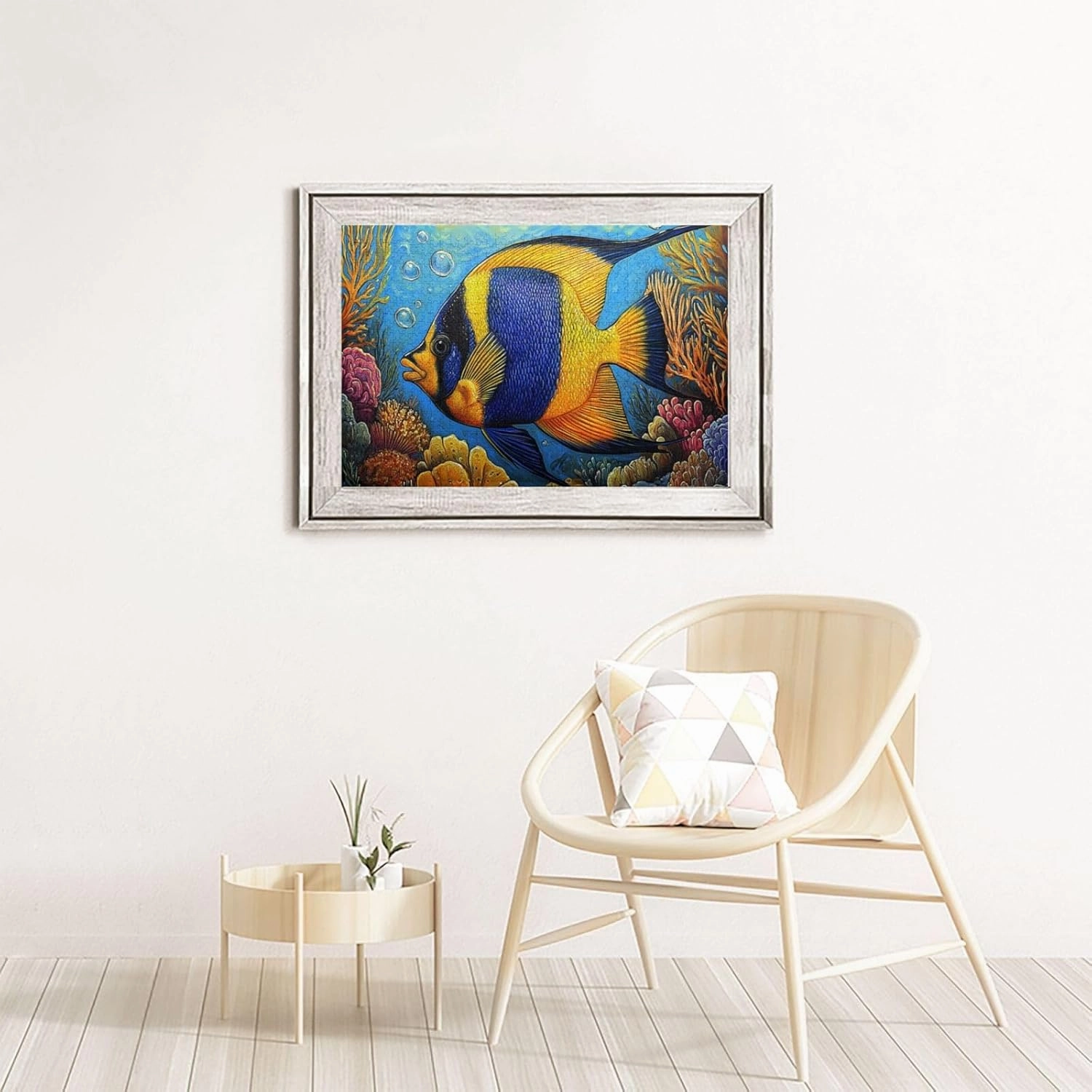 Fish Jigsaw Puzzles Under The Sea 1000 Pieces, Wonderful Imagination, Wooden Puzzle for Adults, Release Stress, Relax Entertainment Game, Suitable for Gifts for Friends and Family