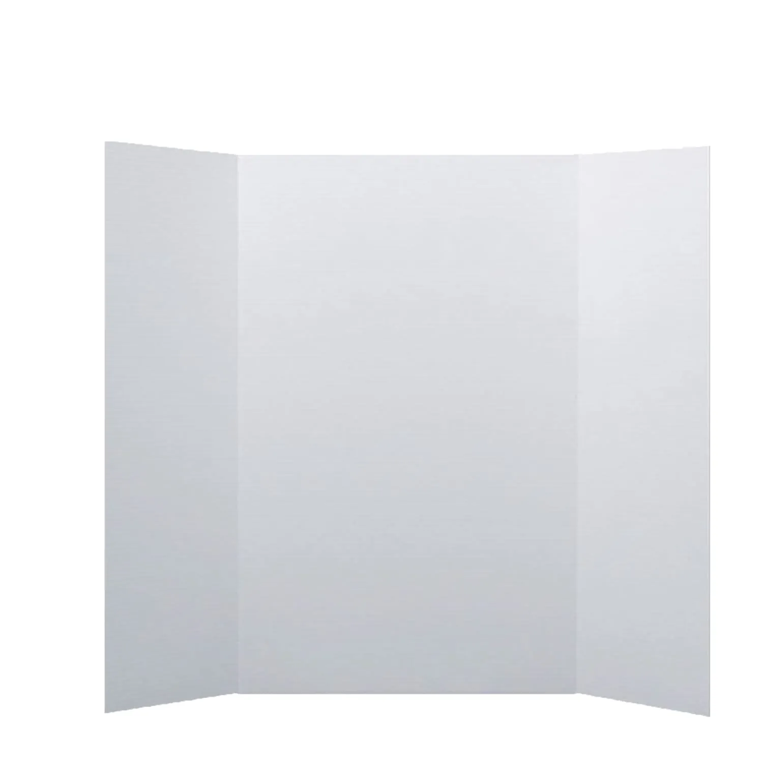 Flipside Products 36” x 48” Project Boards for Presentations, Science Fair, School Projects, Event Displays and Trifold Picture Board, Proudly Made in USA - Clay White - 10 Pack