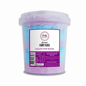 Fluffy Crunch Fairy Floss Galaxy Pop Rocks - 50g