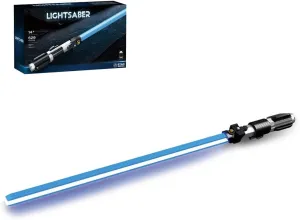 Fluorescent Blue Lightsaber Building Toy,Glow in The Dark Sword Building Block Set,Suitable for Display and Collection for Adult(629pcs)