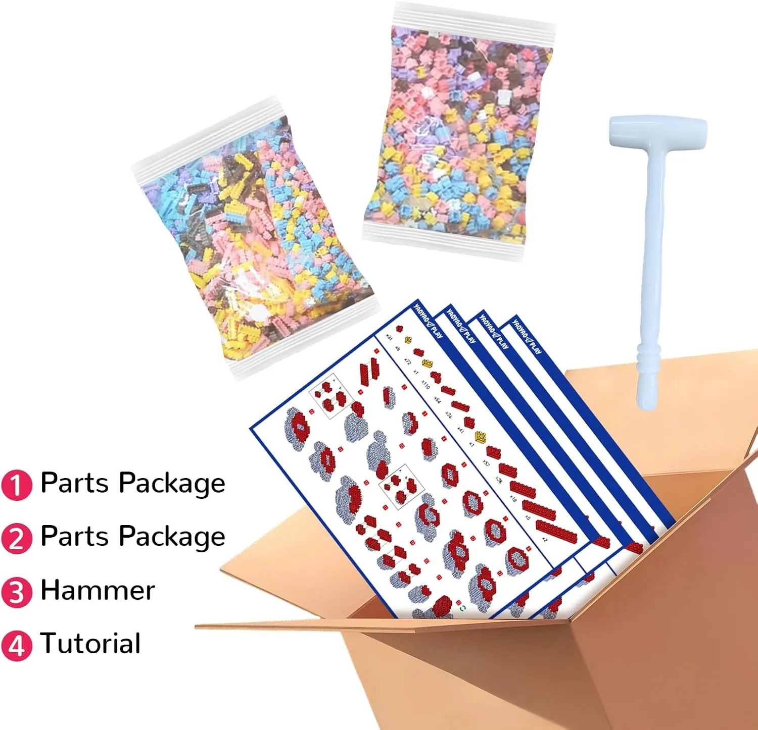 Fly The Space Bear Building Blocks (5800 PCS), 3D Micro Animal DIY Bear Building Blocks for Adults & Teenager, Creative Toys Ideal Gift for Family & Friends