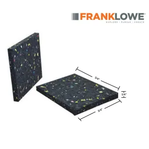 Frank Lowe Neo-rebond Adhesive-Backed Surface Protection Pads for Protecting Glass, Metal, Mirrors, and Glazing Products (1/4 x 3/4 x 3/4) 1000 Pcs