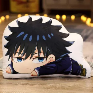 Fushiguro Itadori Anime Cartoon Image Throw Pillow Home Car Decor Gifts for Boys Girls Cartoon Fans