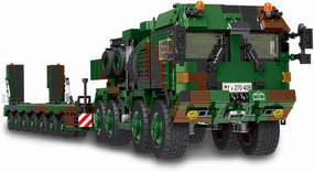 Germany HX-81 Heavy Transporter Building Toys for Boys Age 8-12 WW2 Toys Tank Transport Truck Building Block Bricks Gifts for Kids and Adults