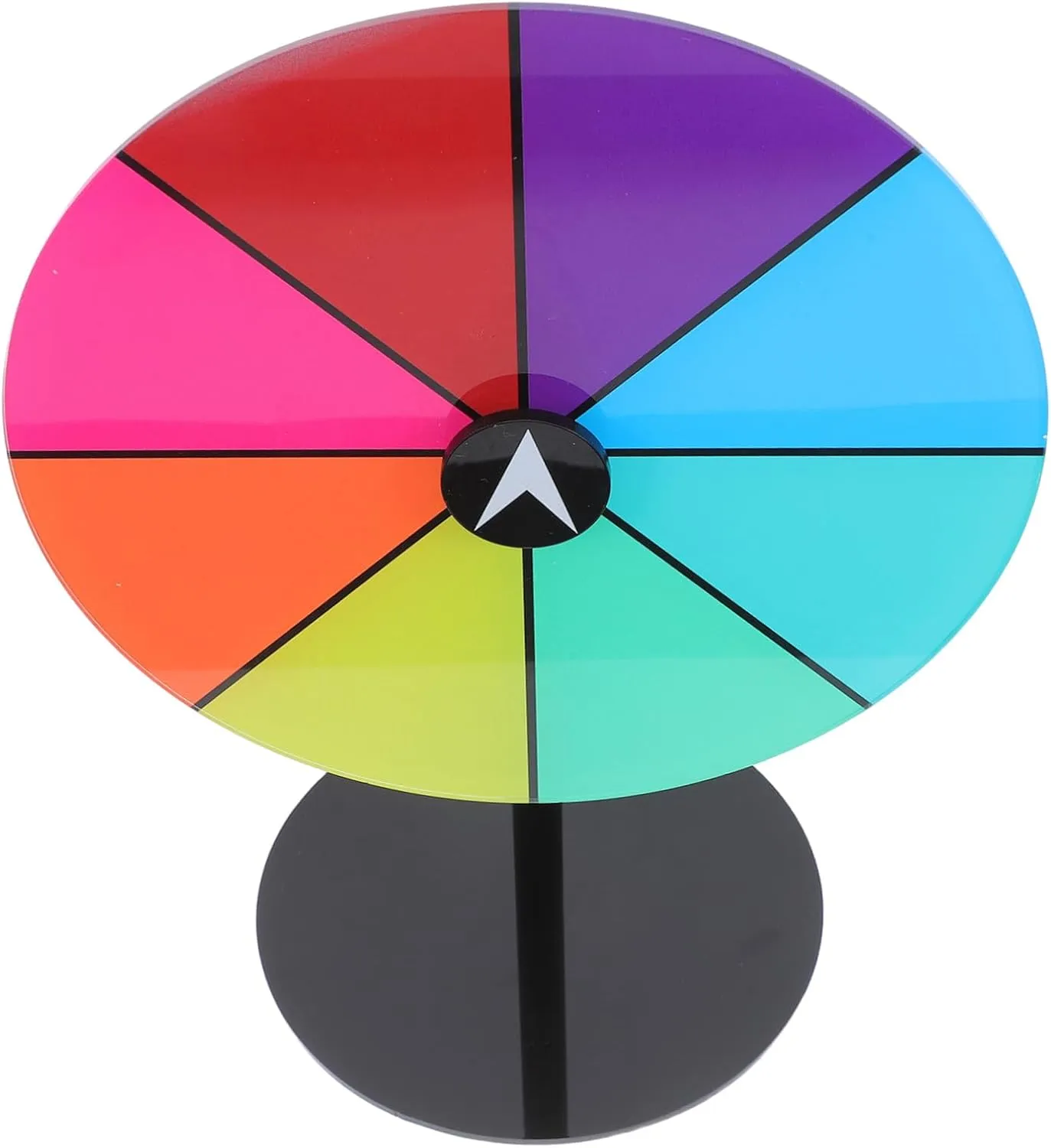 GLEAVI Spinning Game Wheel with Heavy Duty Base Dry Erase Surface for Party Games Trade Shows Carnivals and Holiday Events