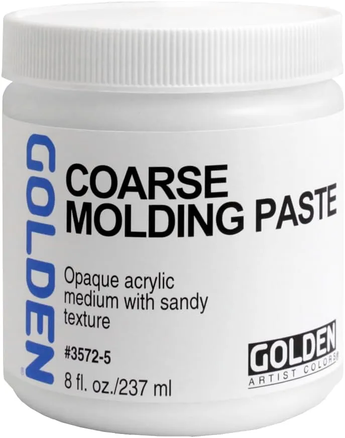 Golden Artist Colors - Coarse Molding Paste - 8 oz Jar